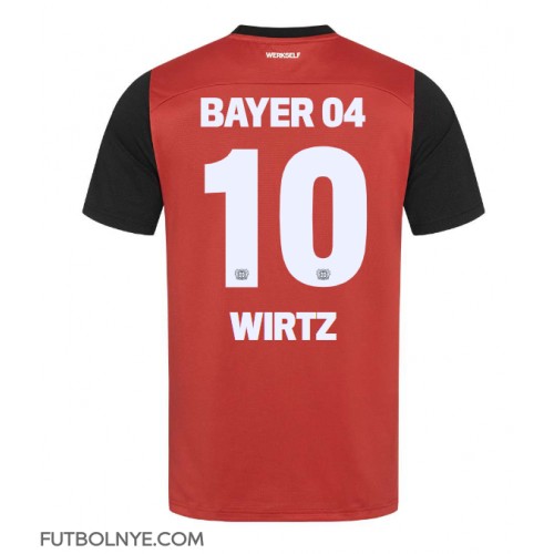 Camiseta Bayer Leverkusen Florian Wirtz #10 Primera Equipación 2024-25 manga corta